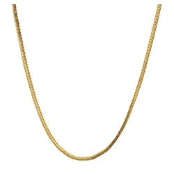  9ct gold snake chain necklace hallmarked  