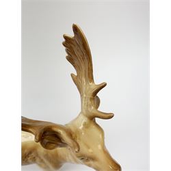 A Beswick Deer family, comprising Stag, Doe and Fawn. (3).  