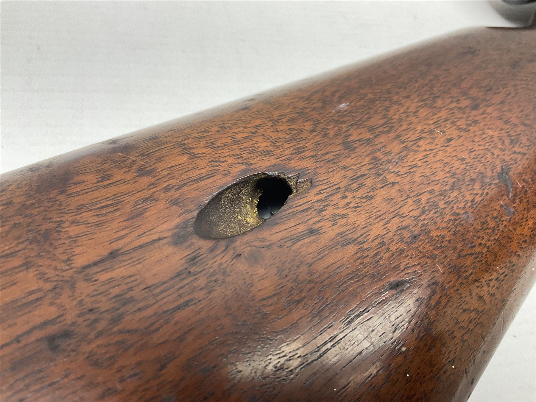 Winchester Model 74 .22 Short semi-automatic single shot rifle, the 61cm(24