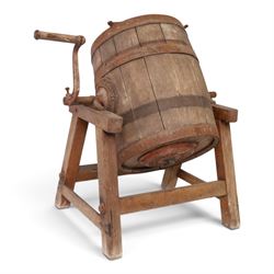 Butter churn on stand by Hathaway, H62cm