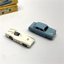 Dinky - Mercedes Benz Racing car No.237 and Ford Zephyr Saloon No.162, both boxed