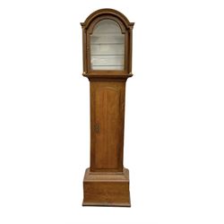 Empty 19th century oak longcase