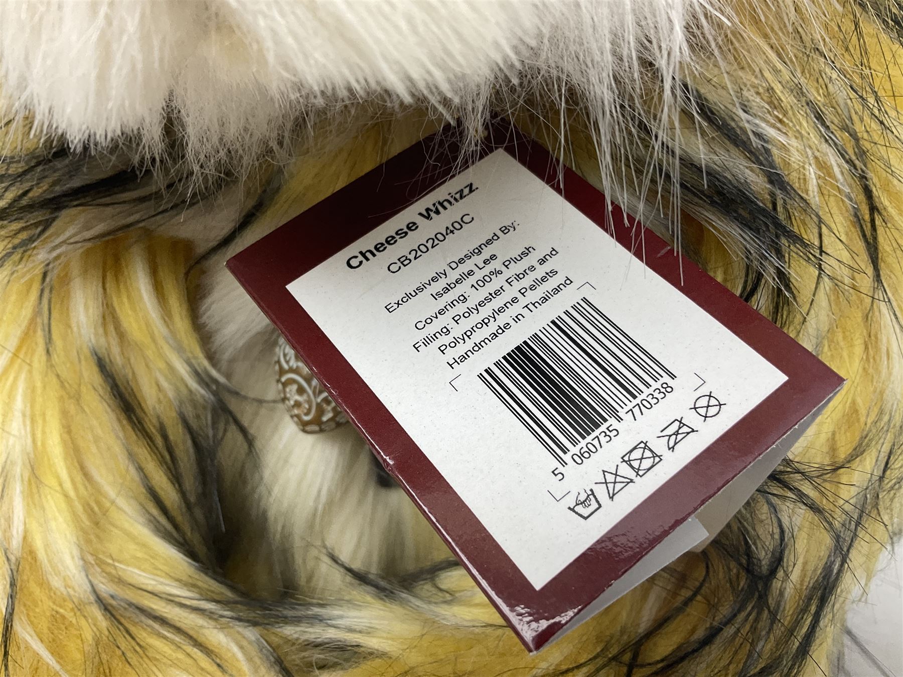 Charlie Bears - limited edition Plumo Collection 'Anke' CB191959A, limited to 3000; 'Cheese Whizz' CB202040C; and 'Cotton Candy' CB202040A; all with labels (3)