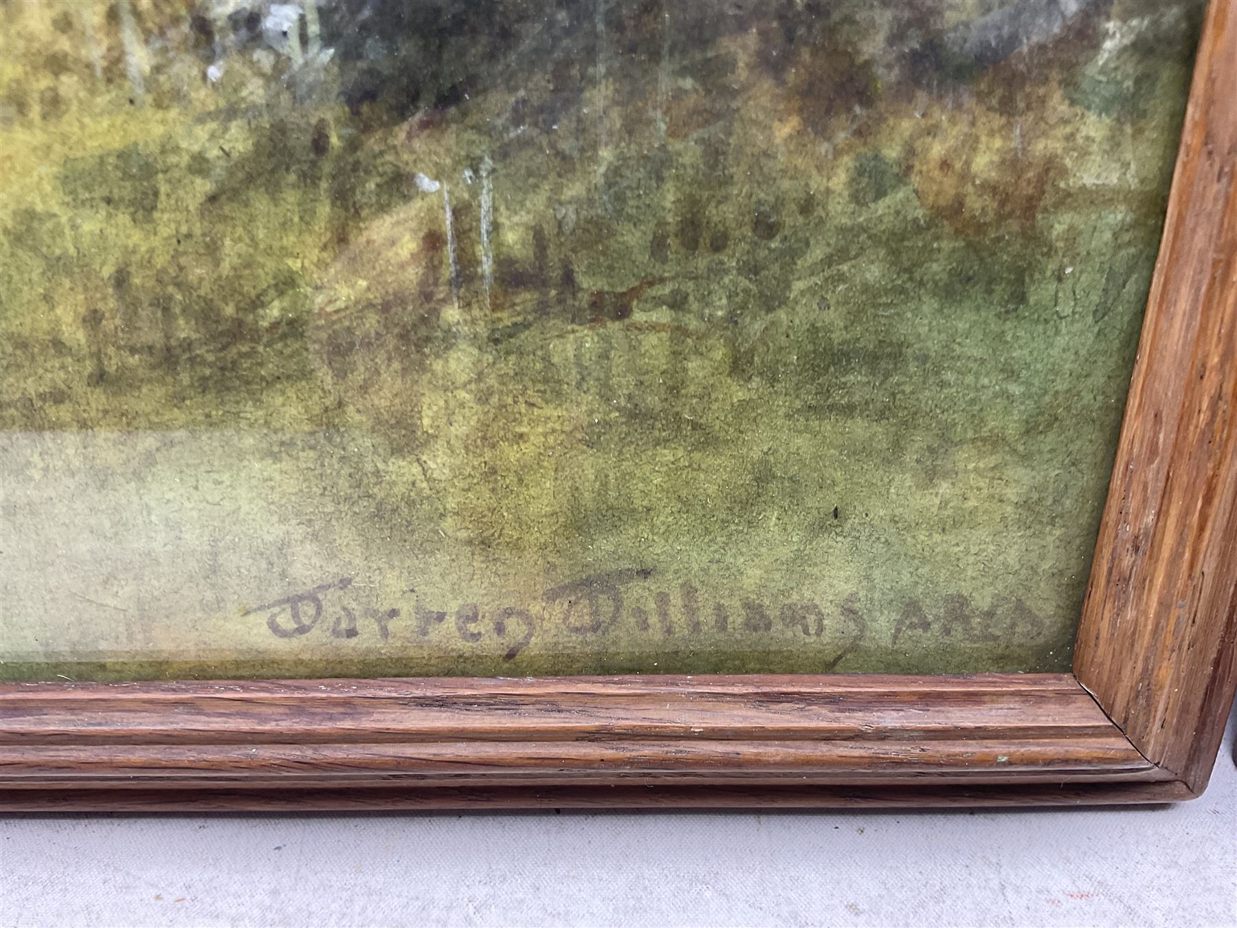 Warren Williams ARCA (British 1863-1941): Welsh River Landscapes, two watercolours signed 51cm x 35cm & 47cm x 34cm (2)