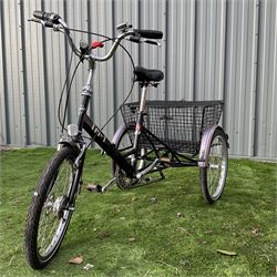 Pashley Tri-1 foldable tricycle with back storage, 7 speed - THIS LOT IS TO BE COLLECTED BY APPOINTMENT FROM DUGGLEBY STORAGE, GREAT HILL, EASTFIELD, SCARBOROUGH, YO11 3TX