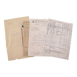 Royal Air Force WWII Distinguished Flying Cross (DFC) medal group with associated documentation, logbooks, ephemera, and personal papers awarded to RAF Flying Officer Leslie Valentine DFC CdeG, pilot of Doulgas Boston E Easy on D Day 1944. The medal group comprises DFC, 1939-1946 Star, The Air Crew Europe Star, France and Germany Star, War Medal, Defence Medal, and Croix de Guerre with siilver star to the ribbon, upon a medal bar. Together with a cased Defence medal, awarded to Valentine by David Cameron at Downing Street November 2012, for his services in the Highland Light Infantry prior to joining the RAF. Together with two logbooks, one including the entry for June 6th ‘Ops “D” Day smoke laying to cover invading troops off Le Havre’, Booklet of provisional pilots notes for Boston IV, associated paperwork for Croix De Guerre, photographs of Flying Officer Leslie Valentine and print by Michael Turner (1934-), Friendly Smoke D-Day 6th June 1944 print, this print is of the R.A.F Douglas Boston that Leslie Valentine was flying on D Day. The print is signed by Leslie Valentine and Flight Lt. John Mackenzie, together with a personal note from the artist.  

In 1939 Leslie Valentine was called up for military service, he joined the Highland Light infantry and spent ten months in France. Upon returning to England, he volunteered to join the RAF. In 1941 he was sent to Medicine Hat in Alberta, Canada, for his training, returning to Britain, for operations training at RAF Bicester, then RAF Finmere, learning to fly Blenheim and Boston bombers. Valentine was posted to squadron no.88 2nd Tactical Air Force, Bomber Command. This squadrons operation were mainly conducted in daylight, in close formation. On D Day 6th June Valentine flew his Boston ‘E-Easy down to 50 feet above the D-Day beaches laying smoke to protect the invasion forces from enemy fire. In total RAF Flying Officer Leslie Valentine DFC CdeG flew sixty back-to-back missions during WWII