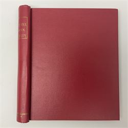 Mostly Great British Queen Victoria and later stamps, including penny black with red MX cancel, 1840 two pence blue with red MX cancel, imperf penny red with black MX cancel, perf penny reds, various Queen Victoria surface printed issues, King Edward VII two shillings sixpence and five shillings, King George V seahorses with values to ten shillings, King George VI with ten shilling dark blue used, Queen Elizabeth II pre and post decimal etc, housed in 'The Simplex Blank Album'