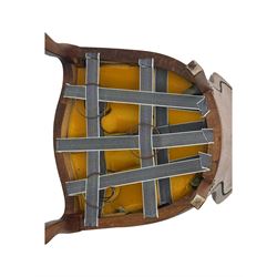 Victorian design beech framed nursing chair