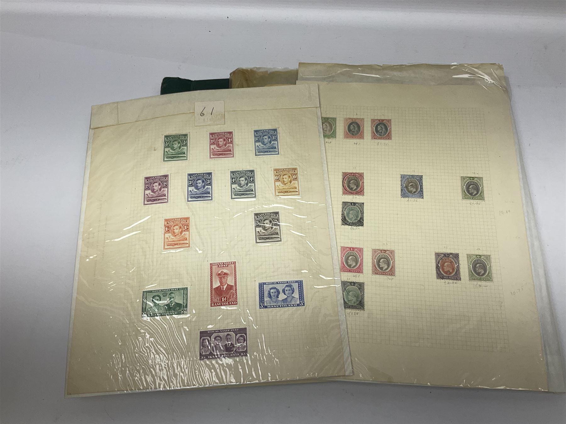 Queen Elizabeth II Great British first day covers with special postmarks and printed addresses, other covers, QEII used postage stamps, Basutoland, Southern Nigeria and other world stamps, housed in various albums, stockbooks, folders and loose, in one box