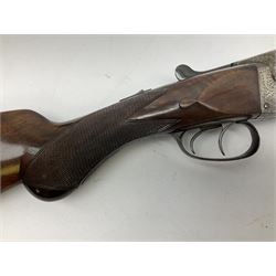 Fred Williams London & Birmingham 12-bore side-by-side double barrel box-lock non-ejector sporting gun with 2 1/2