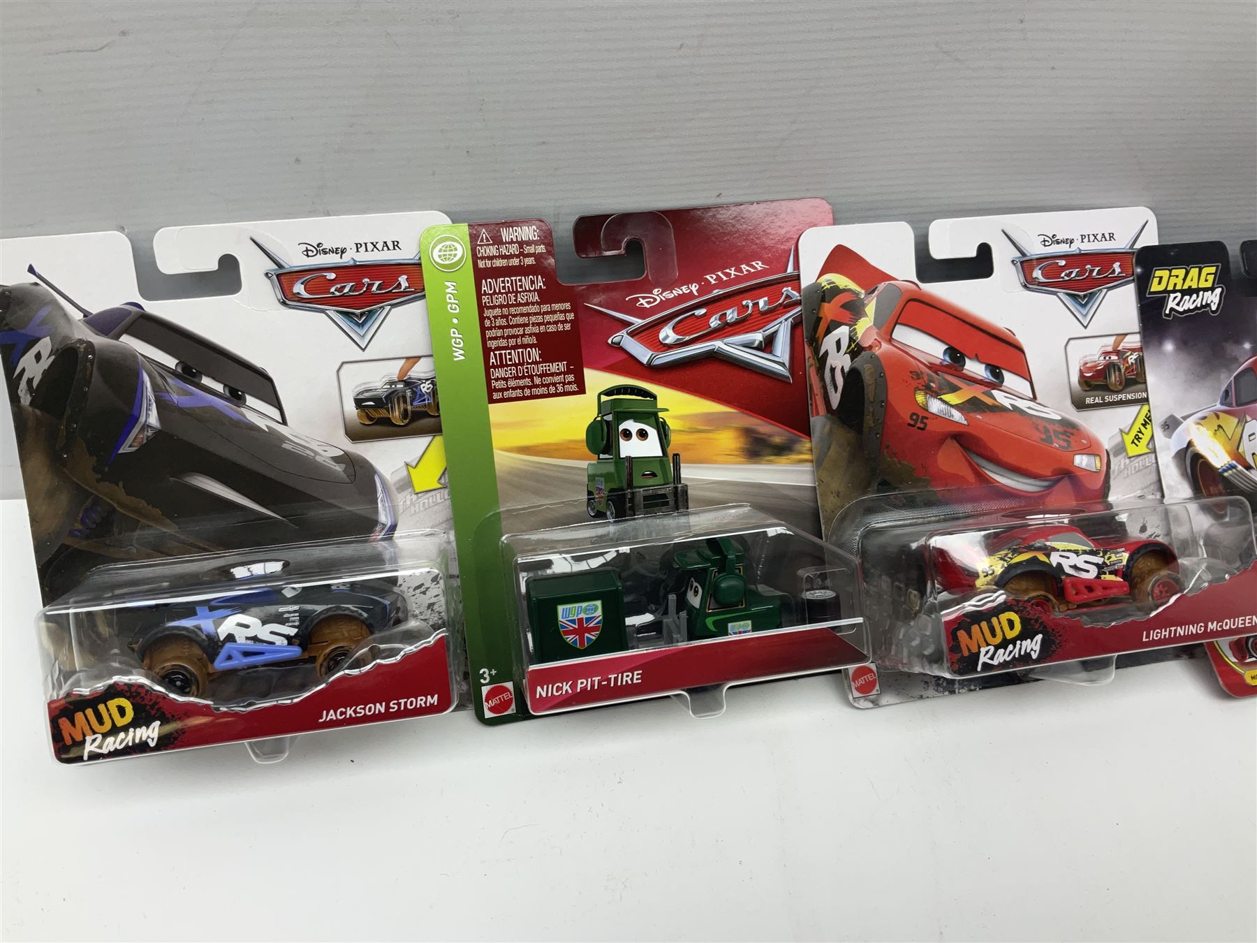 Disney Pixar 'Cars' - thirty-four Mattel carded die-cast models; all in unopened blister packs (34)