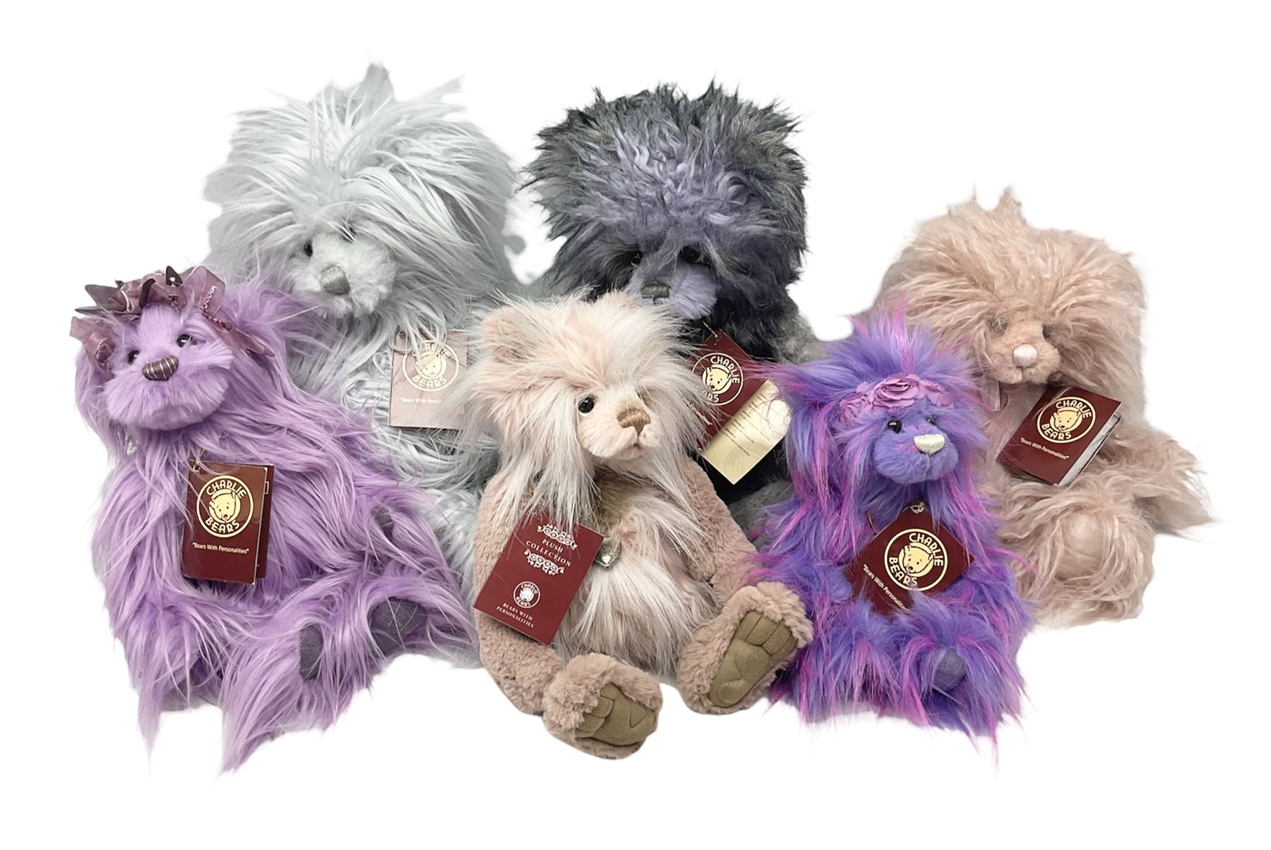 Six Charlie Bears comprising Kekezza CB161687B | Toys & Models | 42457