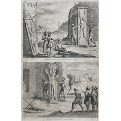 French School (19th century): Torture Scenes, set of eight engravings variously titled 30cm x 20cm (8)