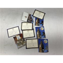 Four Lilliput Lane models from the 'Britain's Heritage' collection, comprising Edinburgh Castle, The World Famous Blacksmith's Shop Gretna Green, Shakespeare's Birthplace and Mickelgate Bar York, together with  a Lilliput Lane Beatrix Potter Hill Top model, all boxed