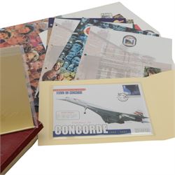 Stamps including Benham commemorative postmarked part sheets, various covers from the 'Royal Mail Millennium Collection', China modern commemorative stamps including 1997, 1998, 1999, 2000, 2001 and 2002, Queen Elizabeth II pre and post decimal issues etc, in various albums, folders and loose 