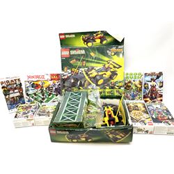 Lego System - 5600 Radio Controlled Car, boxed with instructions; and eight various Lego Games comprising Pirate Plank, Monster 4, Frog Rush, UFO Attacks, Lava Dragon, Ramses Return, Ninjago and Shave A Sheep, all boxed with instructions (9)