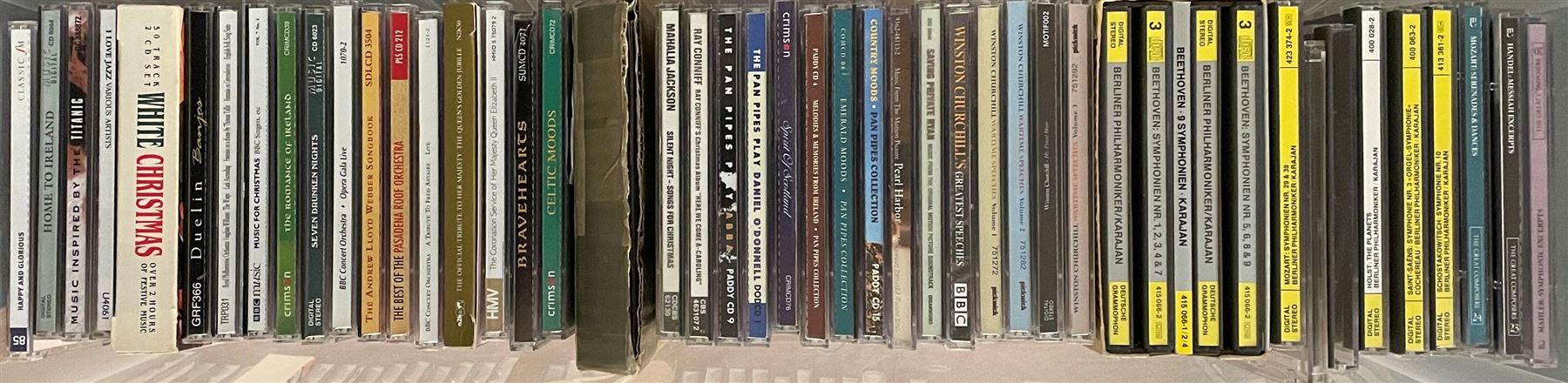 A large collection of mostly Military Band Music including The Music of the Scots Guards, Marching with the Gurkhas, Military Bands, Music in Remembrance and other music in four boxes (300+) 