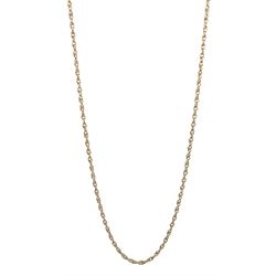 9ct gold chain necklace, approx 9.2gm
