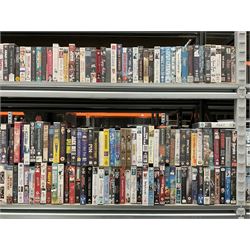 Seven bays of vintage VHS videos, approx. 830 - viewing and collection at Duggleby Storage, YO11 3TX