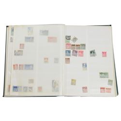 Great British and World stamps, including Portugal, Spain, Monaco, Vietnam etc, housed in various albums or folders and loose, in two boxes