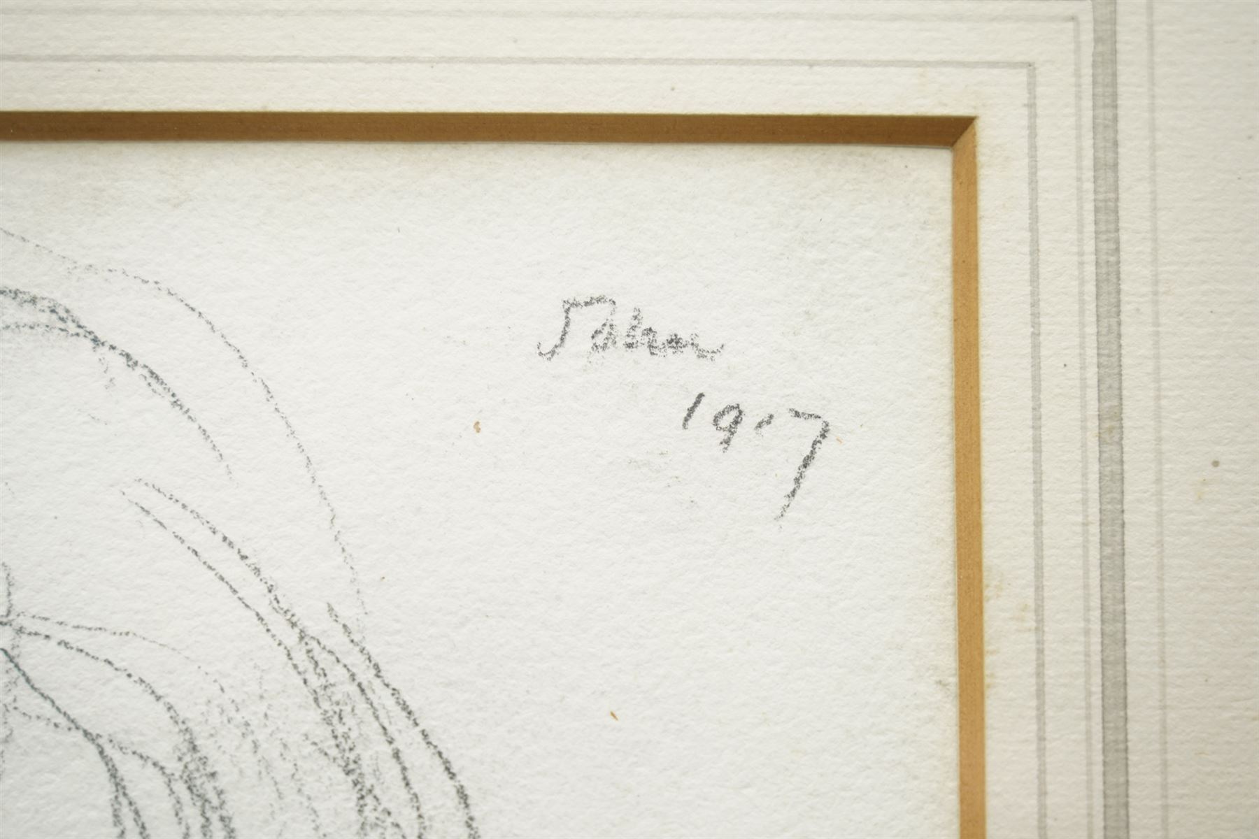 Augustus Edwin John O.M. (British 1878-1961): Portrait Study of Four Children, pencil sketch signed and dated 1917, 46cm x 32cm
Provenance: Kirkham Hall