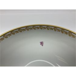 Royal Copenhagen, Margrethe 2nd Anniversary bowl 1972-1982, limited edition 1826/2000, D24cm