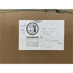 David Greenwood (Northern British Contemporary): 'Early Morning - Roberts Park Saltaire', pastel, signed and dated '93 on the mount, titled on label verso 30cm x 41cm 