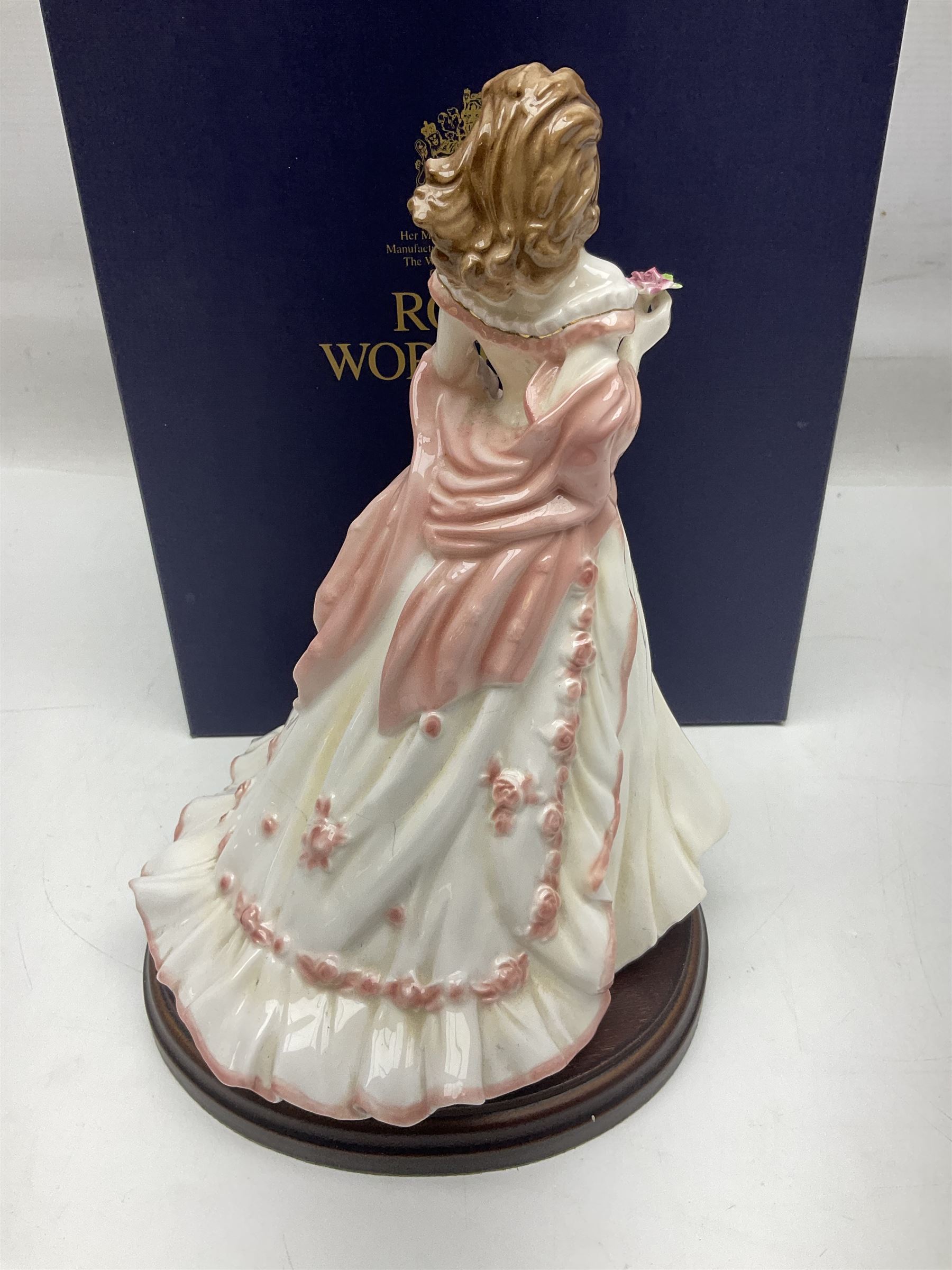 Three Royal Worcester figures, comprising Glyndebourne, with original box, Royal Worcester Special Even 1998 Elizabeth, with certificate and original box, and In Celebration of the Queens 80th Birthday 2006 
