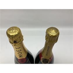 Bollinger special cuvee champagne, 75cl 12% vol, and Moet & Chandon imperial champagne, 750ml, 12% vol (2)