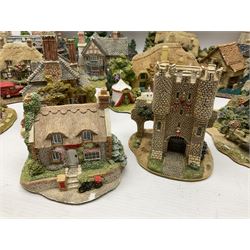 Twenty six Lilliput Lane models, to include Golden Harvest, Junk and Disorderley, Heaven Lea Cottage, Old Scrumpy Farm, Chantry Chapel Wakefield, etc, together with four similar cottages
