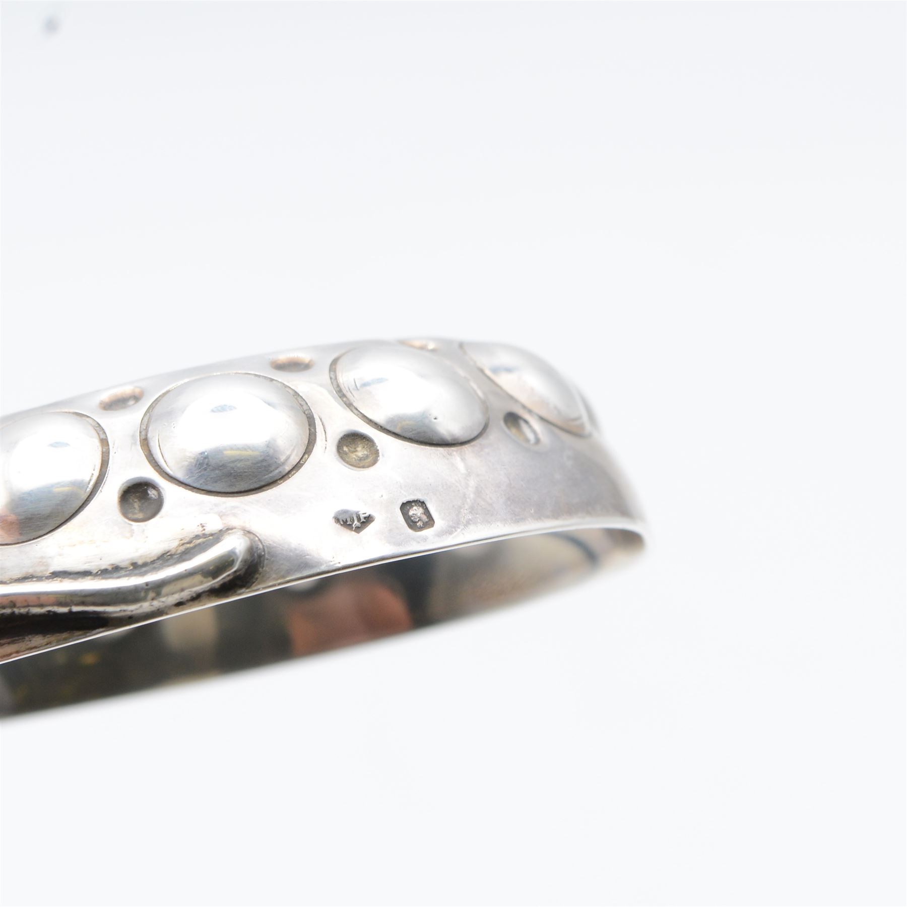 19th century French silver tasse de vin, of circular form the handle modelled as a serpent with an eagle head, stamped with Minerva head control mark and maker's mark MP with arrow between