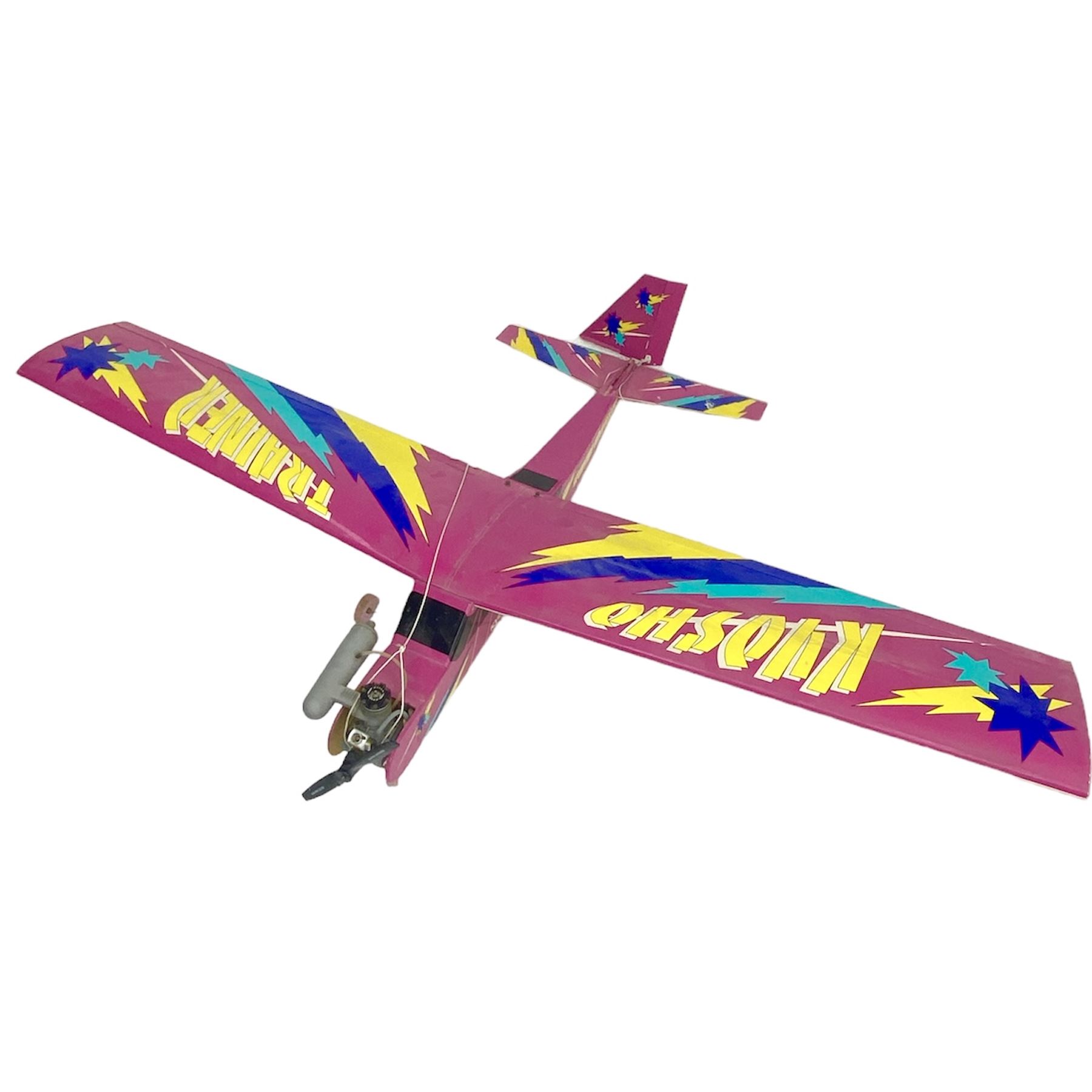 Kyosho Trainer 40 remote control aeroplane, L120cm, W161cm