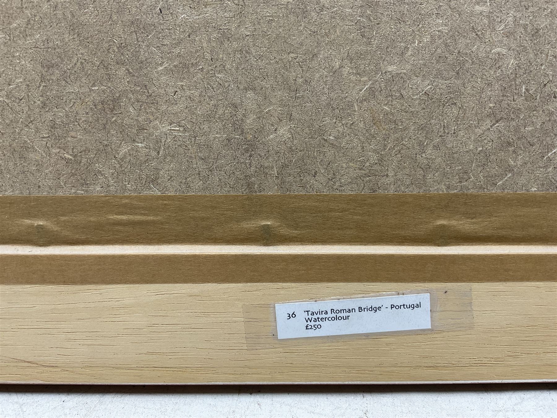 Sarah Garforth (British Contemporary): 'Tavira Roman Bridge Portugal', watercolour signed, titled verso 40cm x 25cm