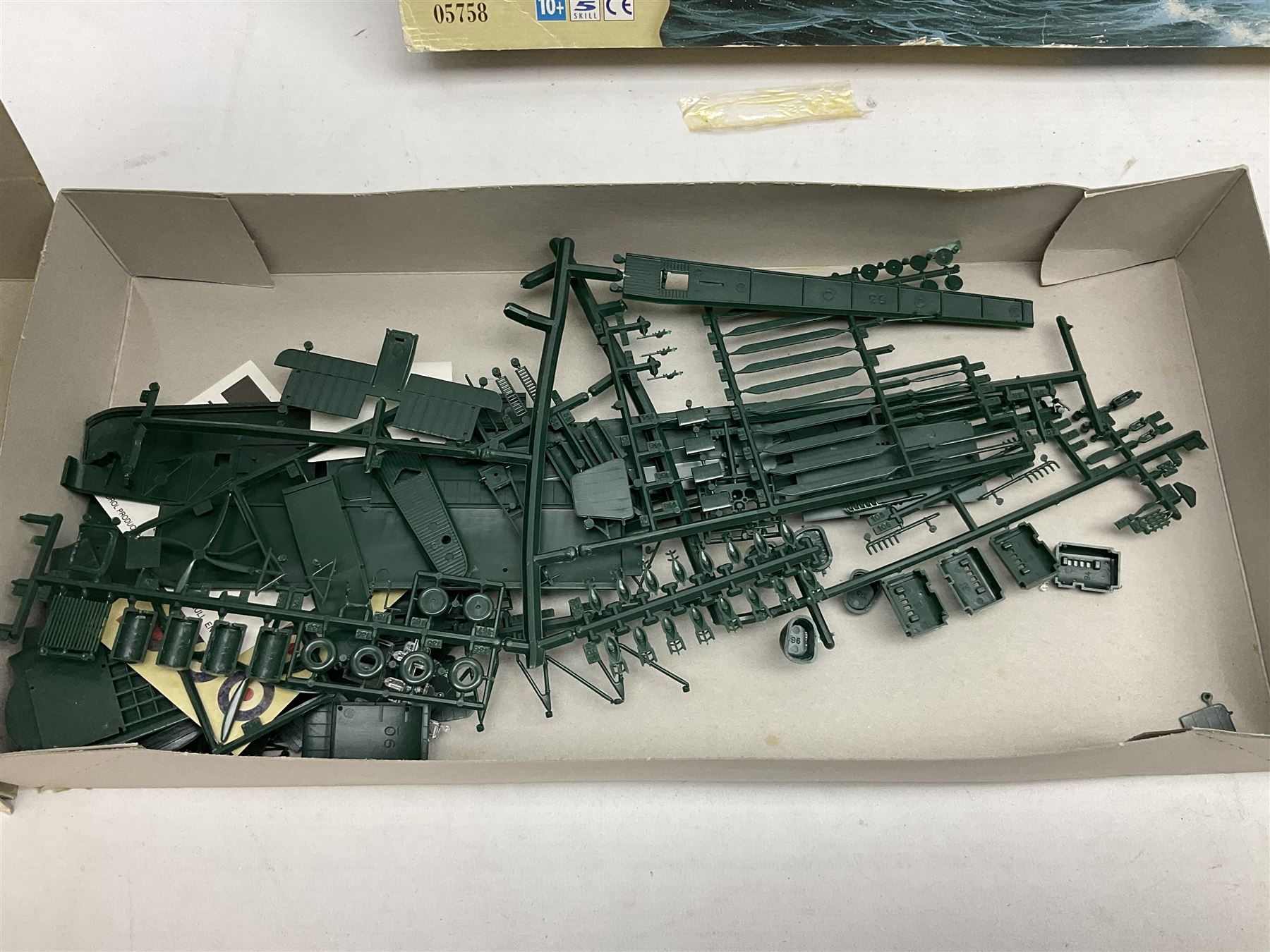 Revell 1:146 scale construction kit of HMS Victory; boxed; and ten other construction kits of aircraft by Airfix, Revell and Matchbox; all boxed (11)