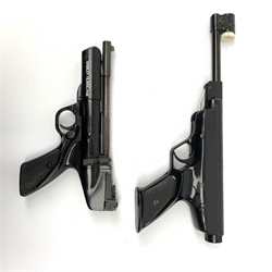 Webley & Scott Webley Hurricane .22 air pistol with top lever action L27cm overall; and French Manu-Arm .177 air pistol (2)
