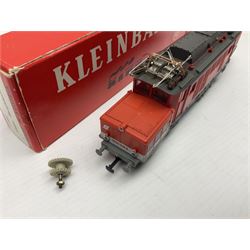 Kleinbahn HO gauge - three locomotives OBB 1020 Elektr. Berglokomotive; OBB 1044.209-3 Elektrische Lokomotive; and OBB 2050 Dieselelektrische; all boxed (3)