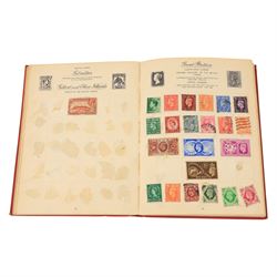 Great British and World stamps, early 20th century and later, in three albums and loose