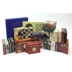Assorted Jazz and other CD box sets including Frank Sinatra, Gillie Holiday, Ella Fitzgerald, Benny Goodman, Glen Miller, 'Big Band Box, Nat King Cole, Disney, benny Goodman 20 CD box set etc in two boxes