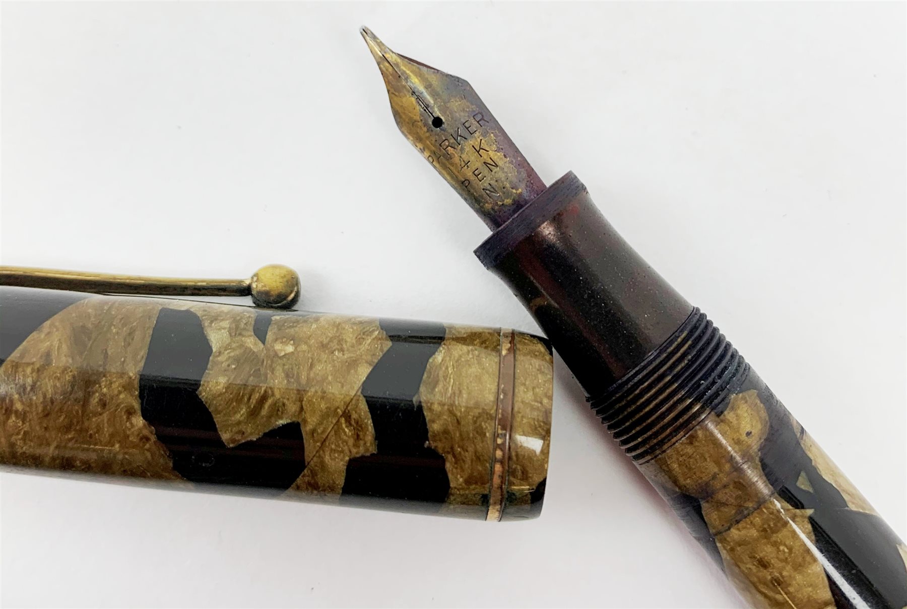 A group of Vintage pens, to include a Conway Stewart 84 lever filled fountain pen with nib marked 14ct,  a Parker Victory fountain pen with nib marked 14K, a Watermans lever filler, two Swan Self Filler Mabie Todd fountain pens with nibs marked 14ct, a further Swan Self Filler Mabie Todd (nib a/f), etc. 
