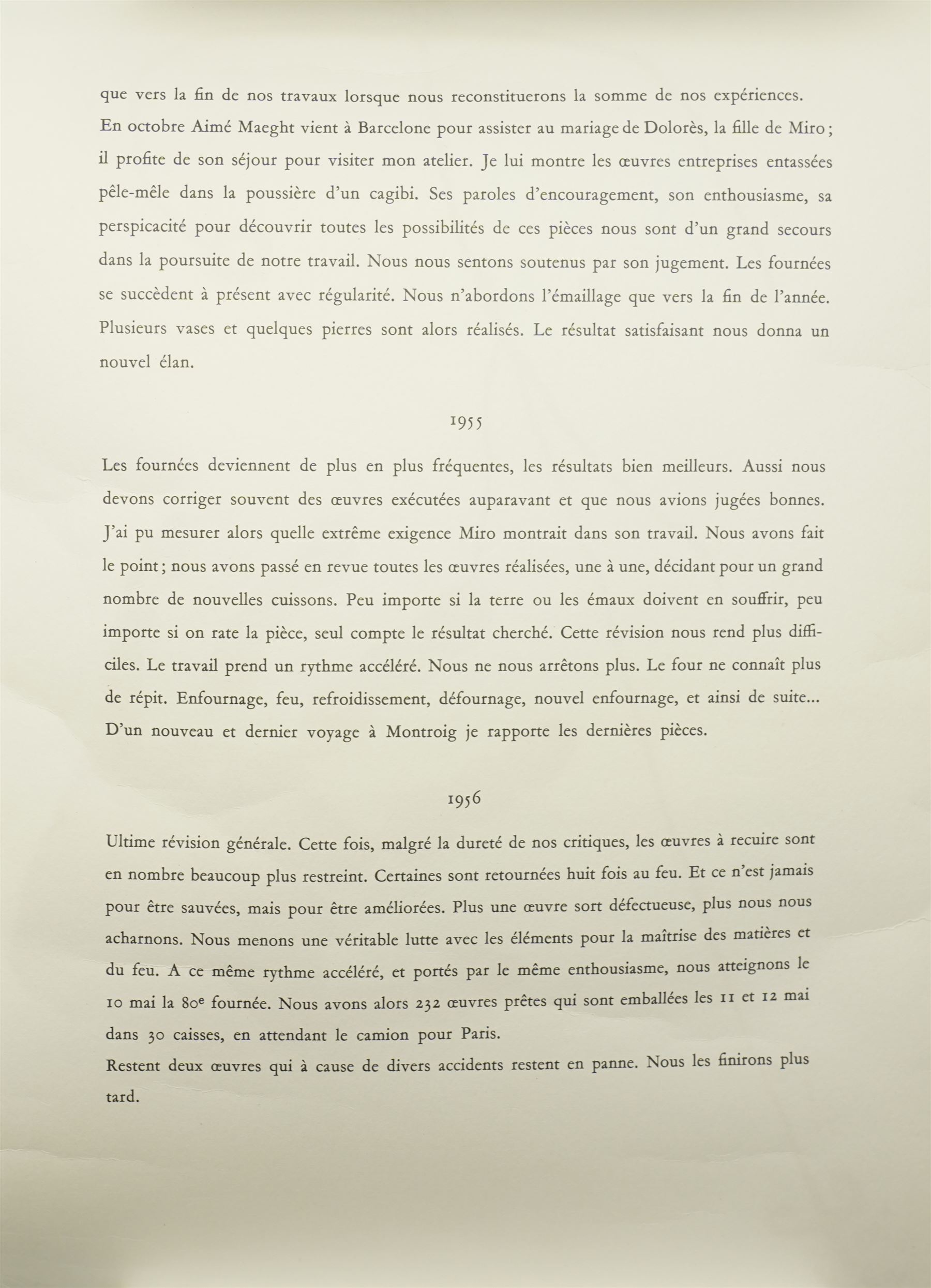 After Joan Miro (Spanish (Catalan) 1893-1983): Composition - Yellow Hand & Green Feet, pair colour lithographs pub. Derriere Le Miroir c.1956, 38cm x 27cm (2)