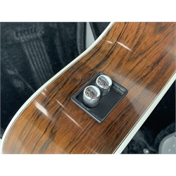 BC Rich electro acoustic guitar serial no. 001 in carrying case