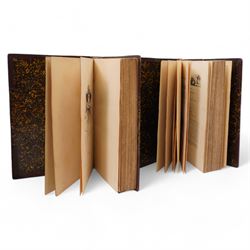 Le Sage translated by Thomas Smollett - 'The Adventures of Gil Blas' illustrated by Jean Gigoux, published J J Dubochet in two volumes 1836, half calf (2), Lesage - 'Histoire de Gil Blas de Santillane' published in French by Longman in four volumes 1809 half leather (4)