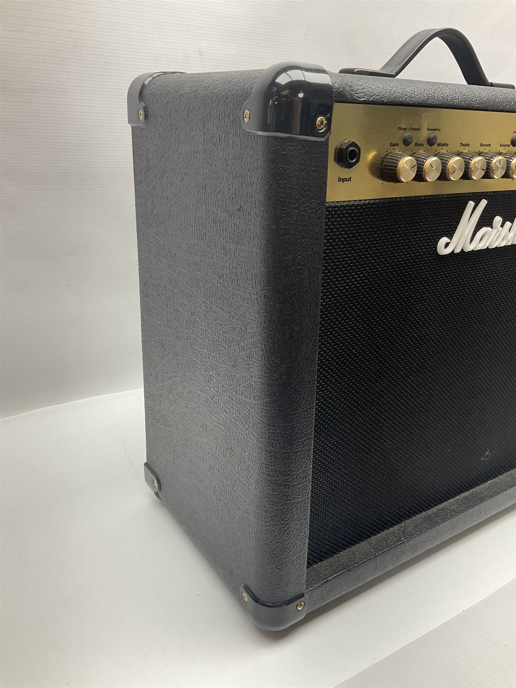 Marshall MG Series 30DFX amplifier L47.5cm; with Marshall MG fully programmable foot controller; both boxed (2)