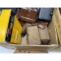 Collection of cameras and equipment, to include Boots comet 404 - X, Kodak DC25, Pentax ESPIO 90MC, olympus XA1, Kodak instamatic camera, tripods, cases, etc 