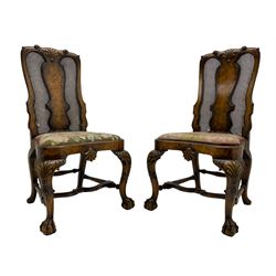 Pair of early 20th century Queen Anne de