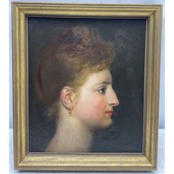 Isaac James Cullin (Cullen) (American/British 1859-1942): 'Study of a Head', oil on canvas signed 34cm x 29cm 
Provenance: exh. Royal Academy 1881 No. 289. Isaac began his art career as a portrait painter, exhibiting at The Salon, New York, but after moving to London in 1882 his attention turned to equestrian portraiture and he became renowned for his depictions of racehorses and races.