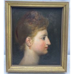 Isaac James Cullin (Cullen) (American/British 1859-1942): 'Study of a Head', oil on canvas signed 34cm x 29cm 
Provenance: exh. Royal Academy 1881 No. 289. Isaac began his art career as a portrait painter, exhibiting at The Salon, New York, but after moving to London in 1882 his attention turned to equestrian portraiture and he became renowned for his depictions of racehorses and races.