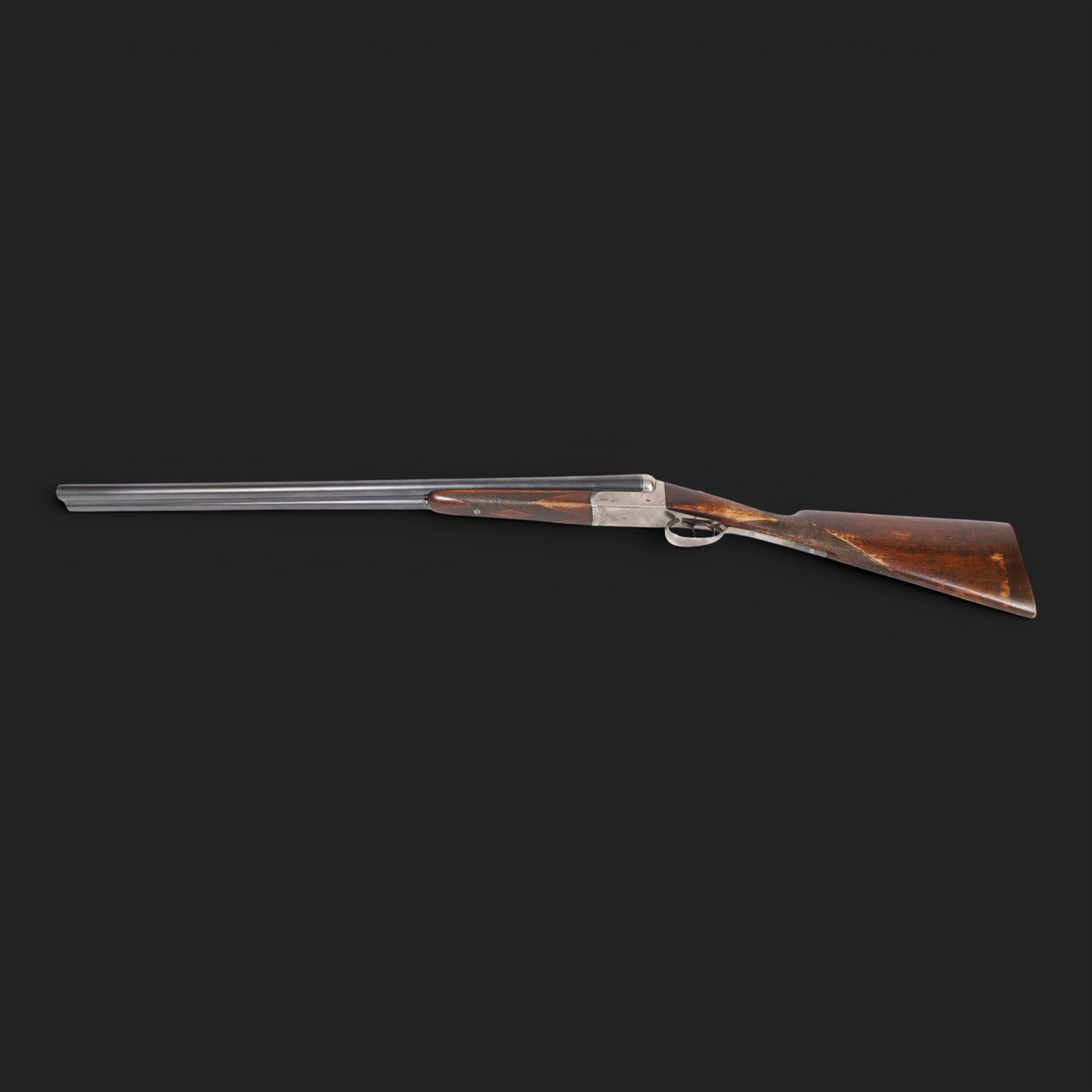 Master 12 bore double trigger, boxlock, side by side double barrel shotgun with 71cm (28