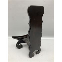 Cloisonné plate decorated with birds and flowers, together with a pair of Cloisonné vases of baluster form 