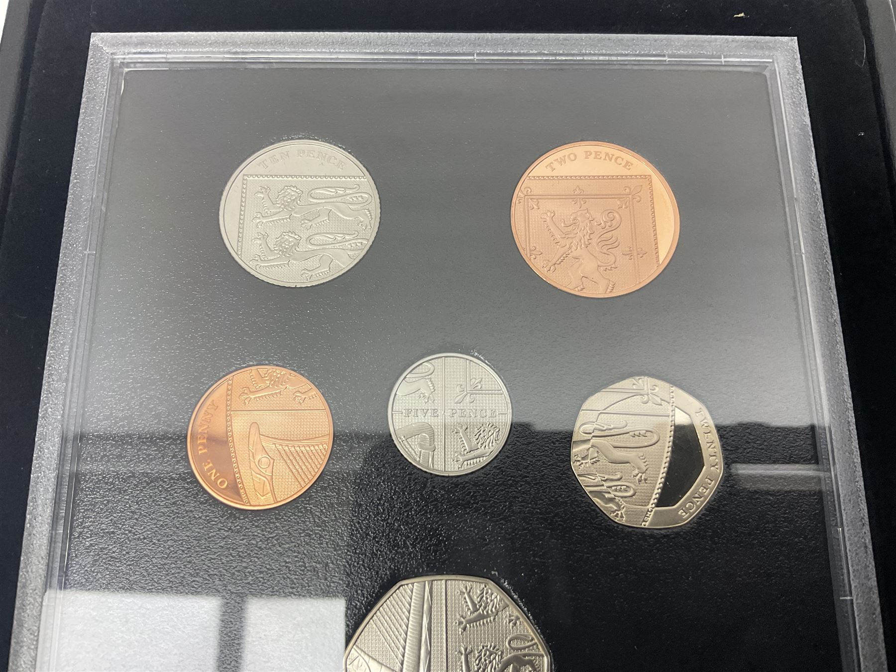 The Royal Mint United Kingdom 2015 proof coin set collector edition, cased with certificate